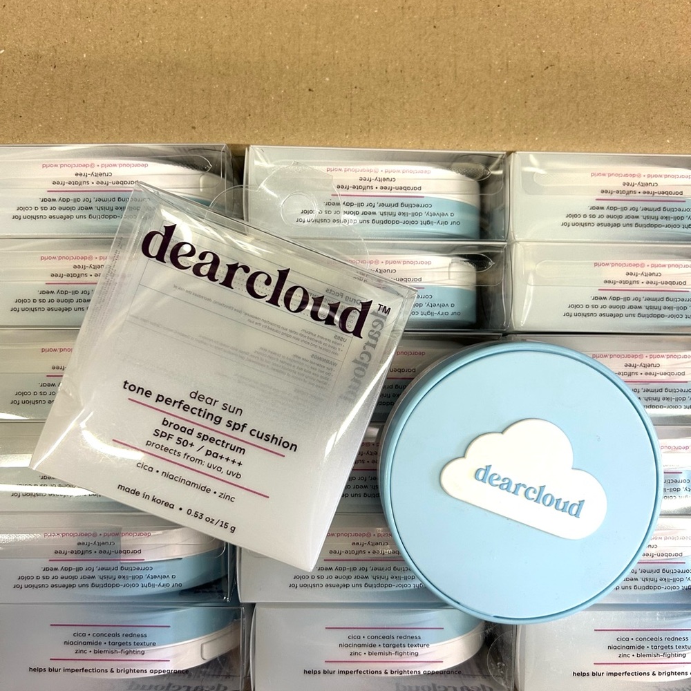 dearcloud Dear Sun Perfecting SPF Cushion SPF 50+ PA++++ K-Beauty for Women